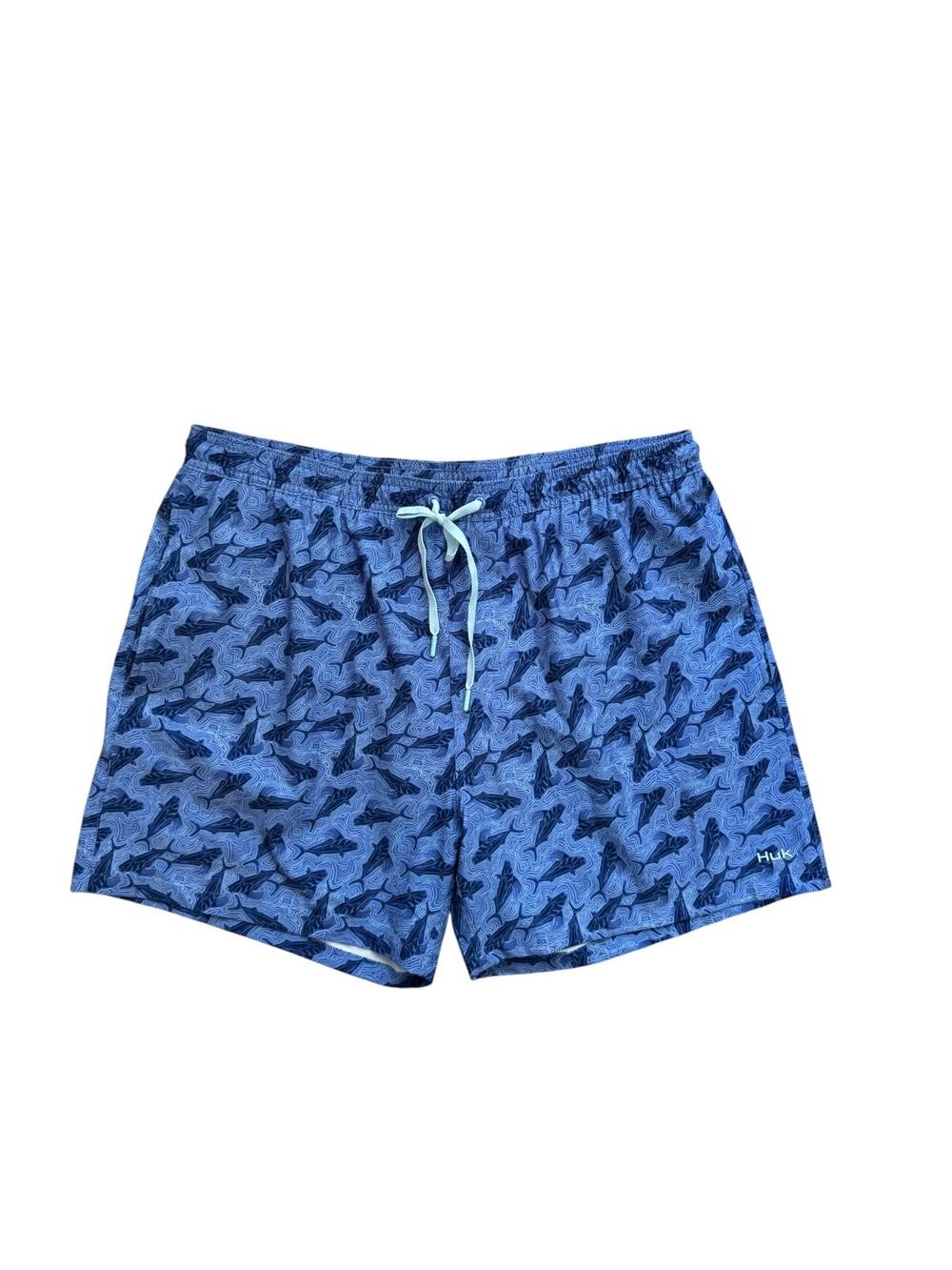 Huk Mens Rooster Swim Volley Swim Shorts - Size XXL